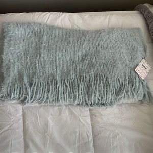 Free people opal blue scarf